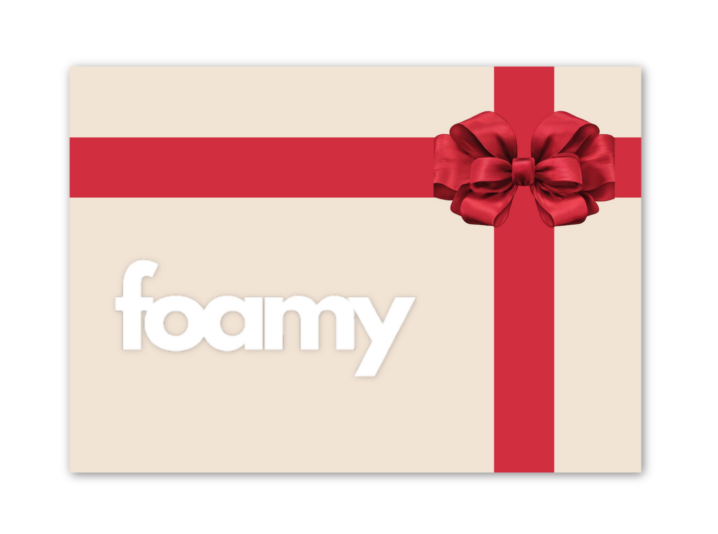 5€ foamy Geschenkkarte